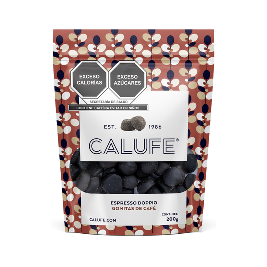 Gomitas CALUFE de café Espresso Doppio Bolsa 200 g
