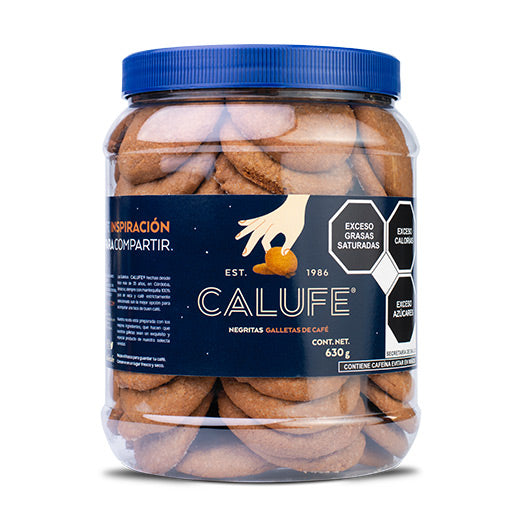 Negritas CALUFE Galletas de Café Frasco 630 g